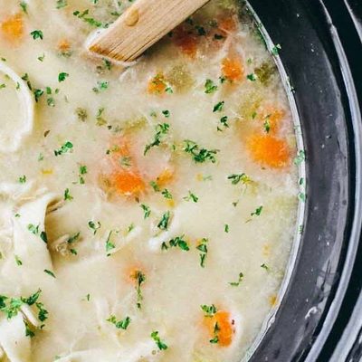 A picture of Slow Cooker Chicken Noodle Soup