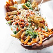 A picture of Loaded Mediterranean Street Cart Fries