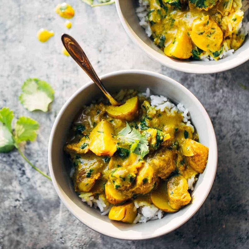 Thai Yellow Curry with Beef and Potatoes