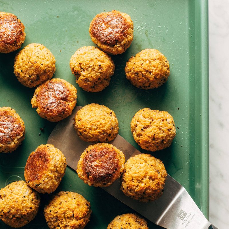 A picture of 30 Minute Vegetarian Meatballs