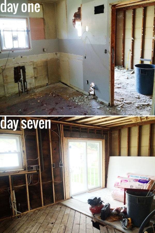 Kitchen renovation.